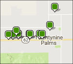 Joshua Tree lodging map