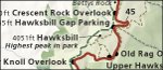 Shenandoah National Park map thumbnail