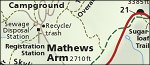 Shenandoah National Park Mathews Arm/Elkwallow map thumbnail