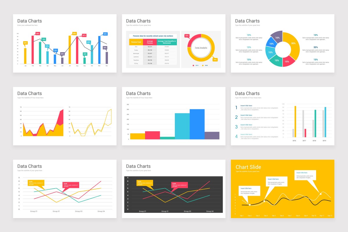 Google Slides Chart Templates