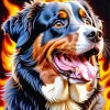 Bernese Dog Paint By Number