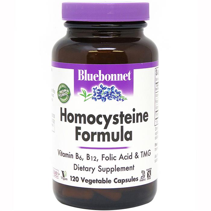 Bluebonnet Homocysteine Formula 120 Vegetable Capsules