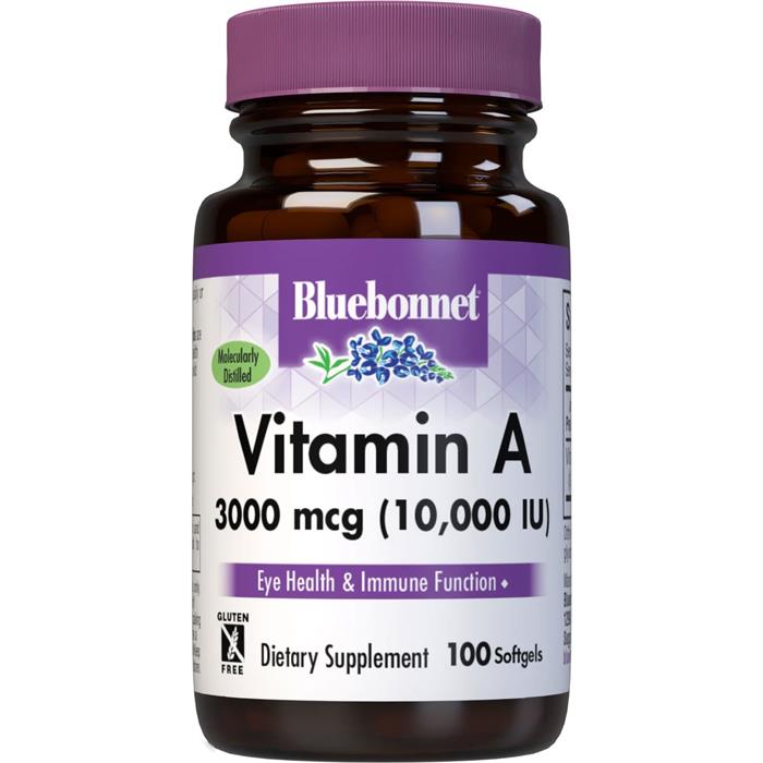 Bluebonnet VITAMIN A 10,000 IU - 100 Softgels