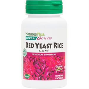 Nature's Plus Herbal Actives Red Yeast Rice 600 mg - 120 Vcaps