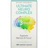 Natural Factors 3 Brains Ulitmate Neuro Complex 120 Vegetarian Capsules