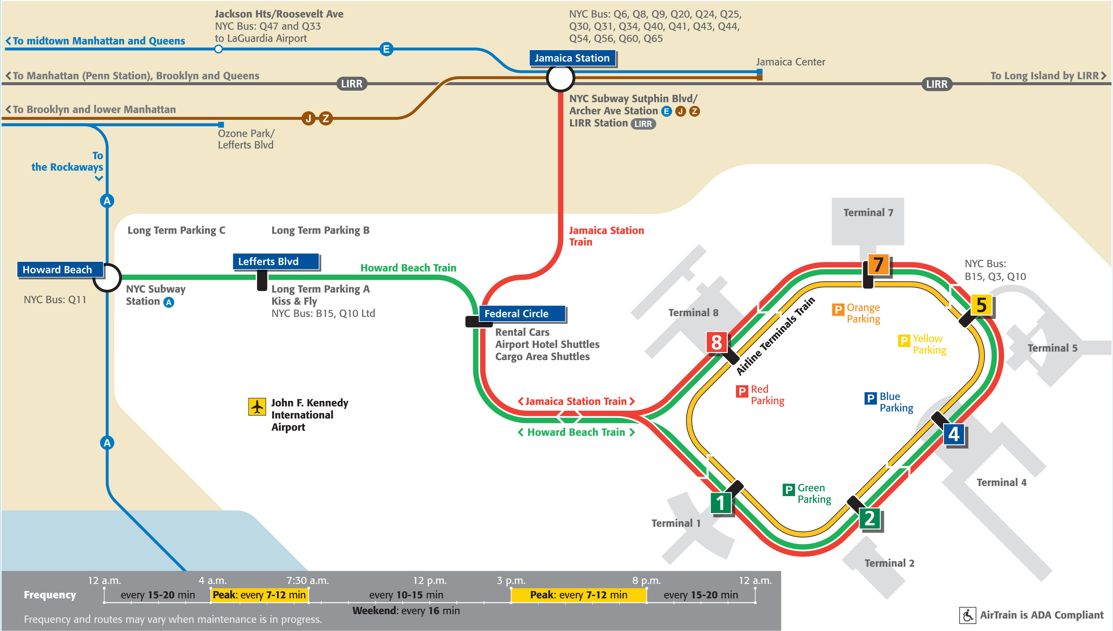 Ny Jfk Airport Map - Map France Belgium Germany