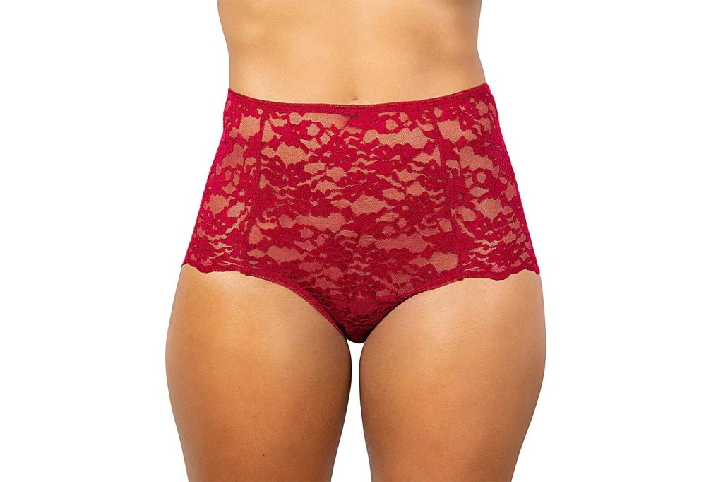 Red lace undies