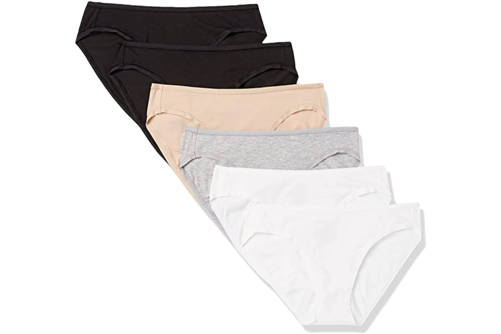 Amazon Essentials Cotton Bikini Brief Underwear (6-Pack)