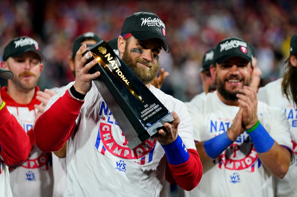 The Phillies beat the San Diego Padres last week in the NLCS, earning a berth in the World Series.