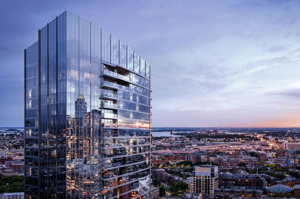 The newly developed mixed-use building will off hotel rooms as well as condos.