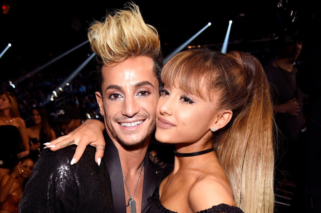 Frankie Grande, left, and little sister Ariana Grande.