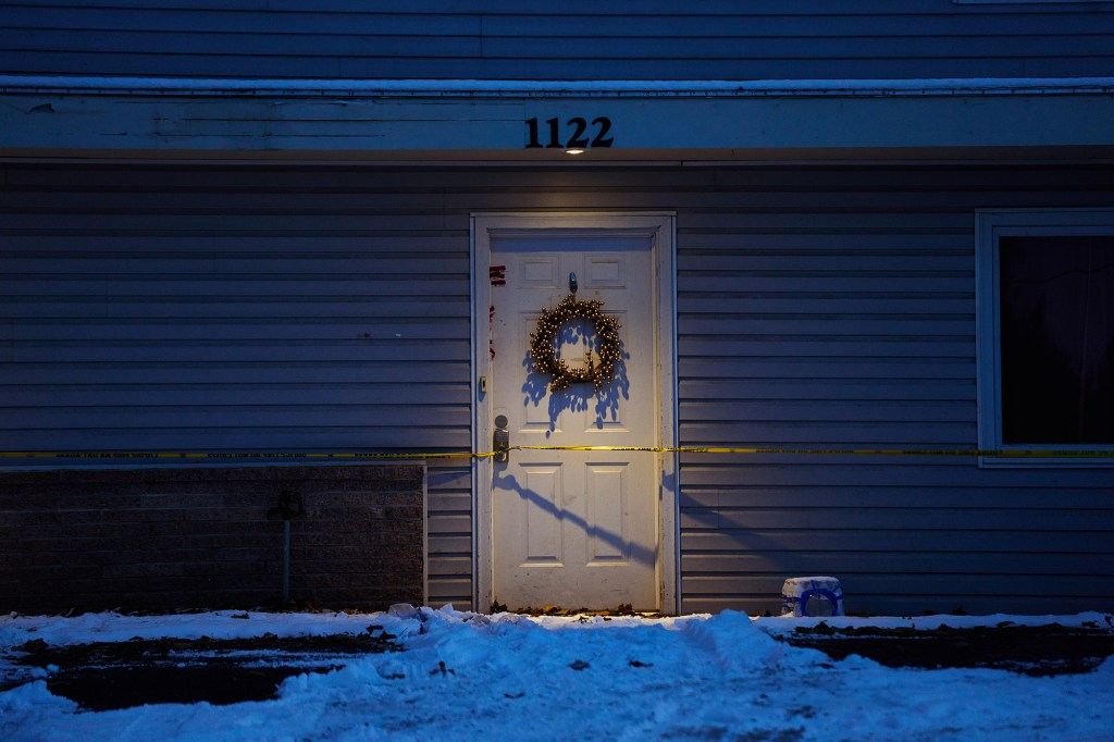 The off-campus home where four University of Idaho students were killed on Nov. 13.