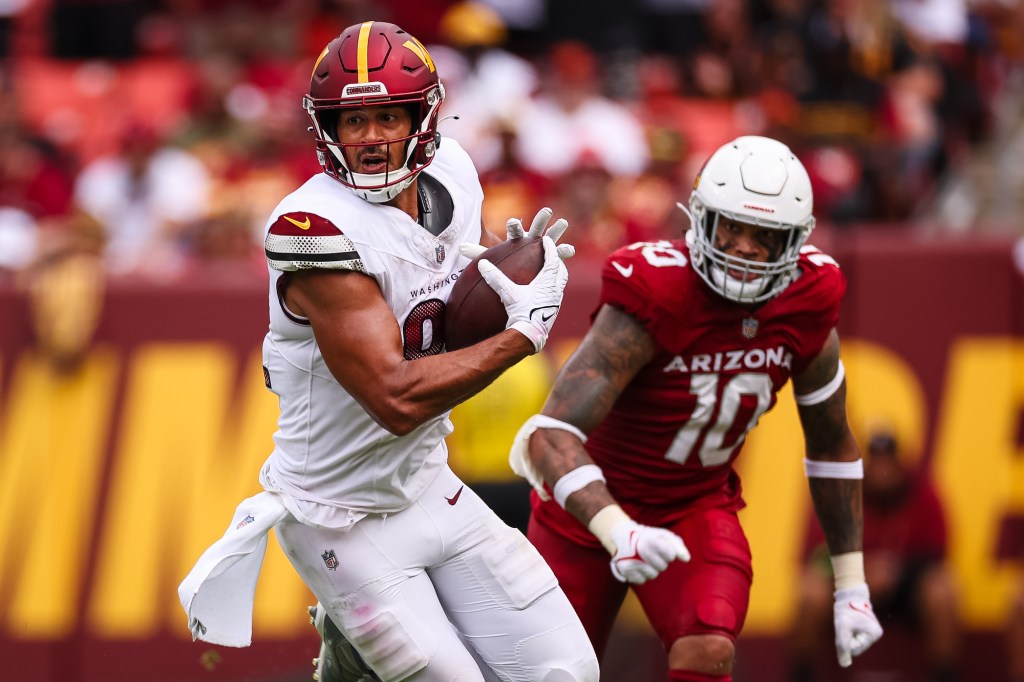 Logan Thomas #82 of the Washington Commanders