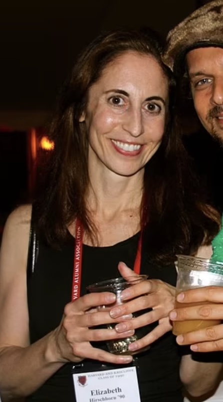 Elizabeth Hirschhorn is pictured at a Harvard class of 1990 reunion.