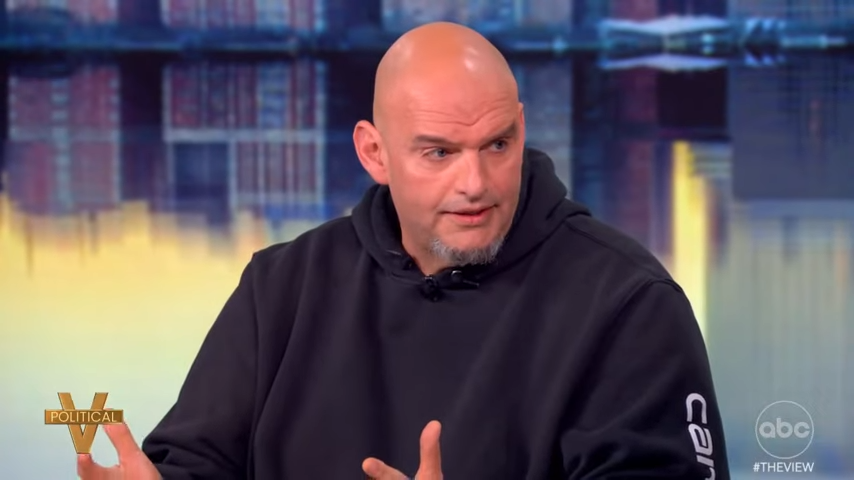 John Fetterman on "The View."