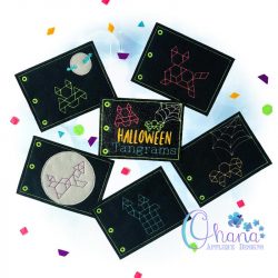 Halloween Tangrams Quiet Book