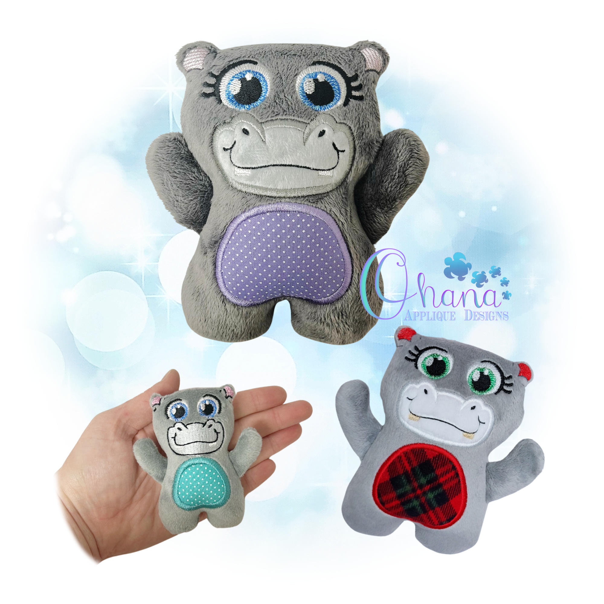 Huggable Hippo Stuffie