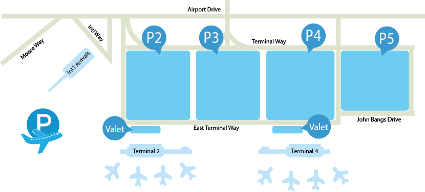 Ontario International Airport Map