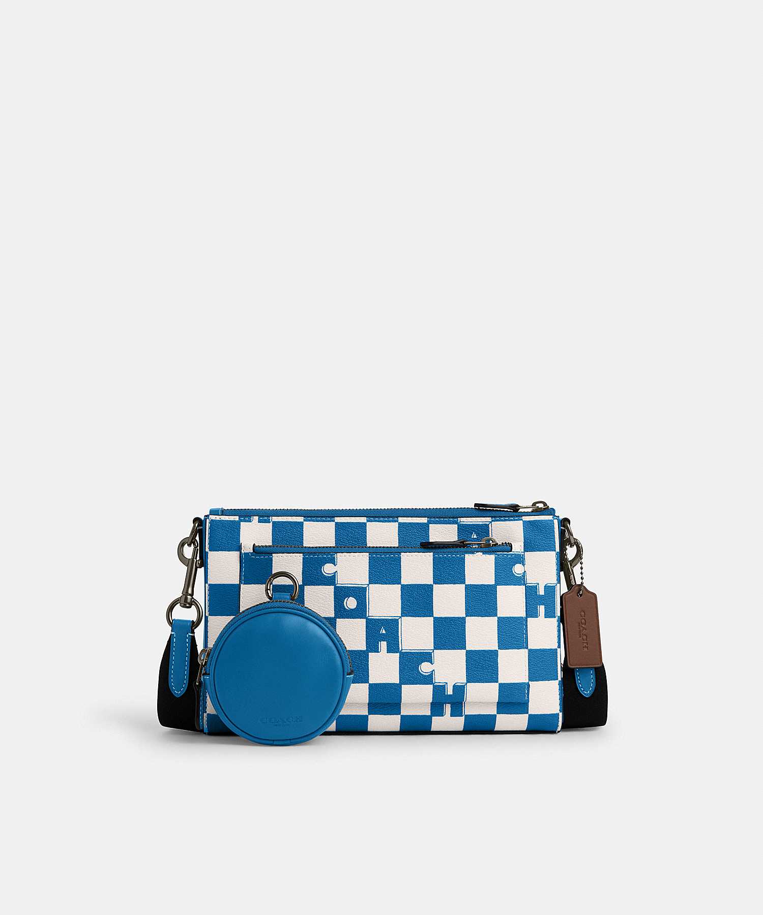 COACH HOLDEN CROSSBODY WITH CHECKERBOARD PRINT CR208 QBWR0