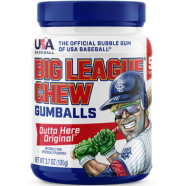 Big League Chew Mini Gumball To Go Cup 55ct thumbnail