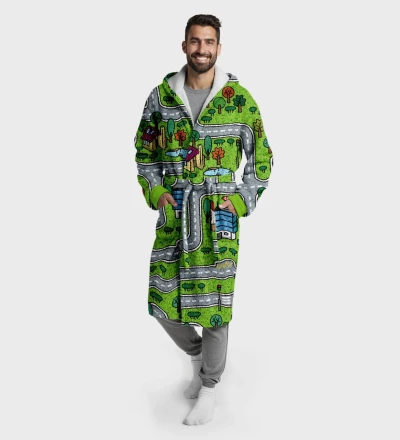 City Carpet sherpa robe