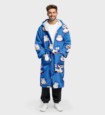 Sleeping Guy sherpa robe