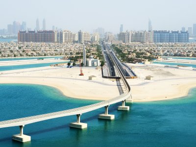 The Palm Jumeirah in Dubai