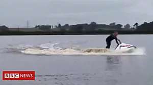 Outbrain Ad Example 43904 - Flooded Potato Field Turns Into Makeshift Marina