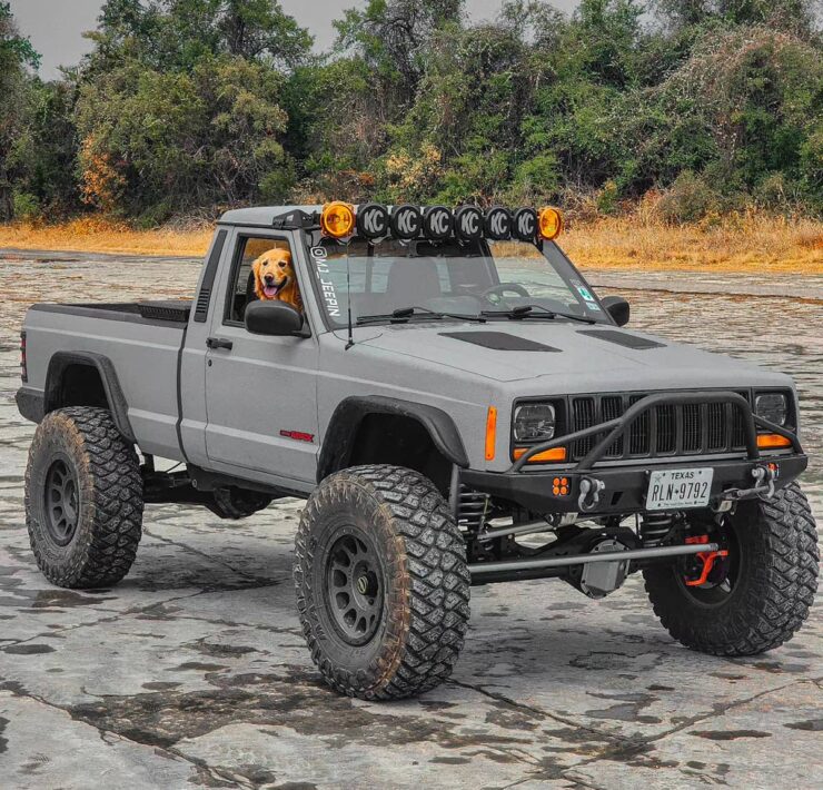 Jeep Comanche Prerunner build with KC Gravity Pro LED light bar