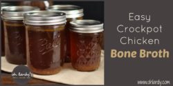 Easy Crockpot Chicken Bone Broth - www.ohlardy.com