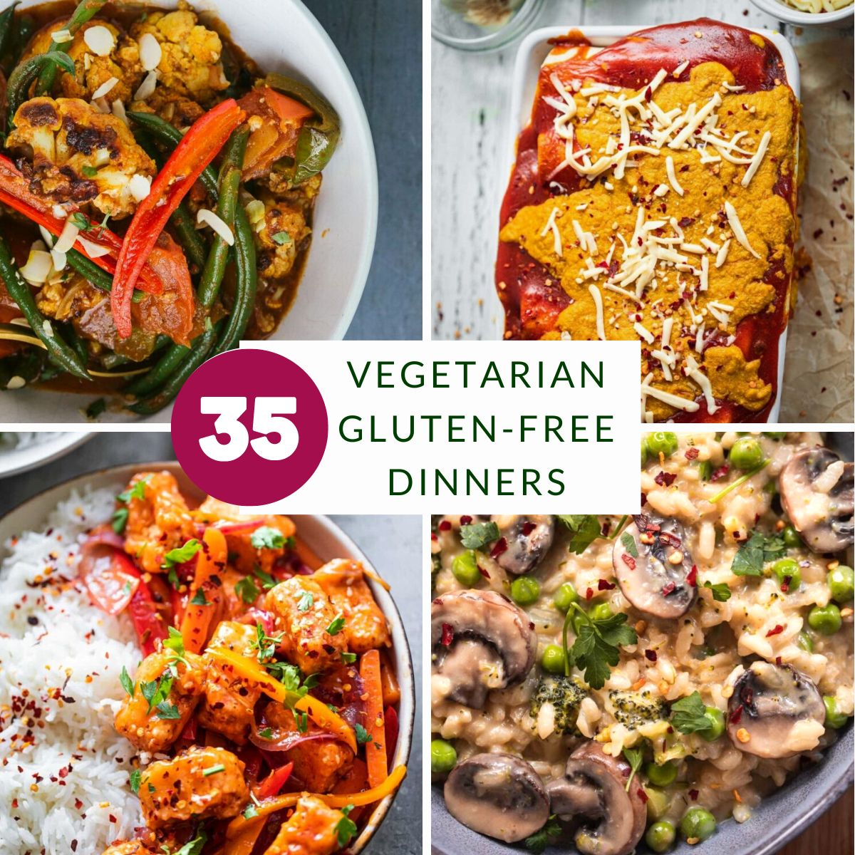 vegetarian gluten free dinner recipes