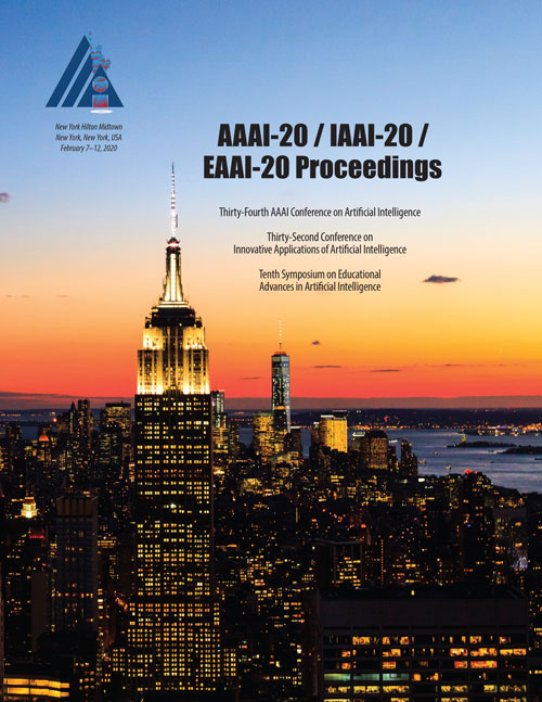 AAAI-20, IAAI-20  Proceedings Cover