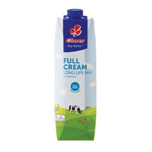 CLOVER UHT MILK FULL CREAM 1L