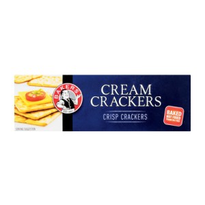 BAKERS CREAM CRACKERS 200GR