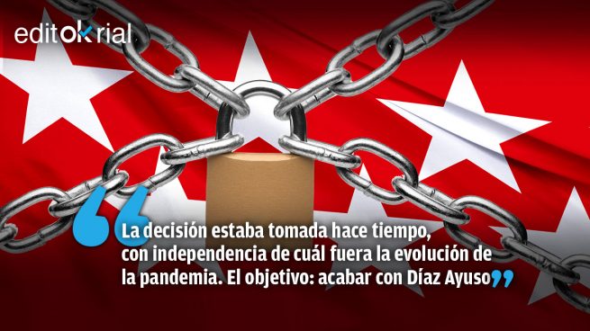 Sánchez fuerza el confinamiento de Madrid por puro sectarismo ideológico