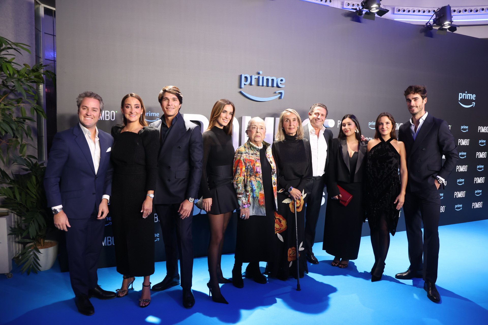 Maria Pombo, Álvaro López Huerta, Lucia Pombo, Pablo Castellano, María Pombo, Teresa Ribó, Victor Pombo, Gabriela Toral, Marta Pombo y Luis Zamalloa