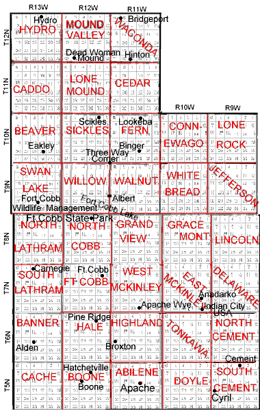 Road Map Of Caddo Parish