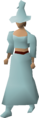 Turquoise robes on body type B.