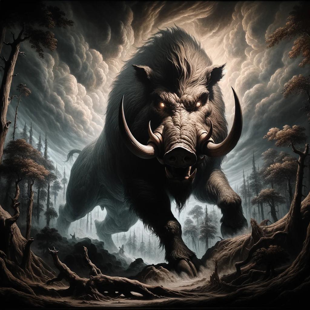 Erymanthian Boar: A Legendary Greek Mythology Tale