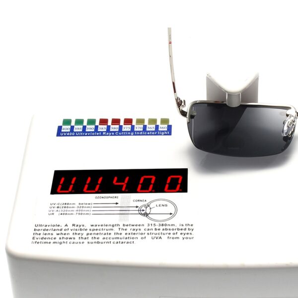 Men's Rimless Sunglasses - Image 5