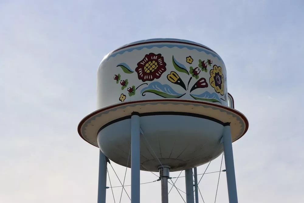 World's Largest Swedish Coffee Cup in Stanton, Iowa