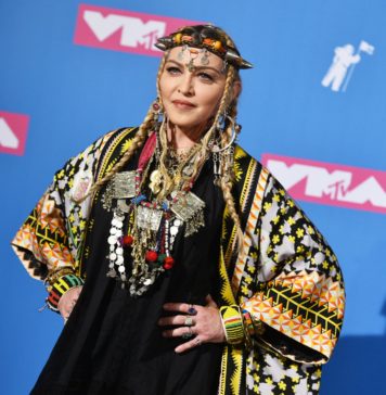 Madonna at the MTV Video Music Awards in 2018