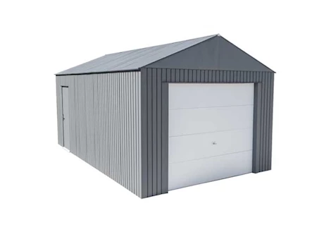 SOJAG Everest Wind & Snow Rated Steel Garage - 12 ft. x 20 ft. x 10 ft. Charcoal