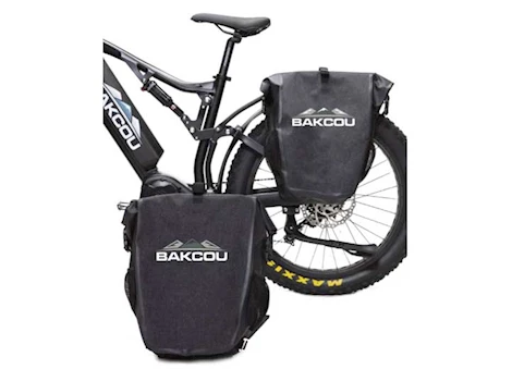 Bakcou SIDE SADDLE PANNIER BAG SET W/ QUICK RELEASE, WATERPROOF