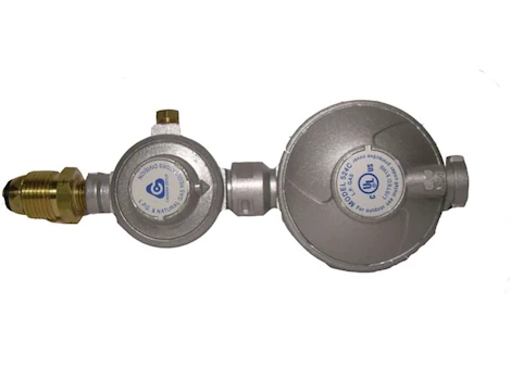 MR. HEATER PROPANE TWO STAGE HORIZONTAL REGULATOR WITH P.O.L.