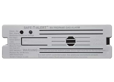 Safe-T-Alert 30 Series RV Propane/LP Gas Alarm - White, Surface Mount