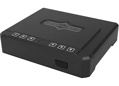 Surelock Security Company SURELOCK HOME SECURITY QUICKTOUCH FLIP TOP VAULT DIGITAL - BLACK  (QTVFTD)