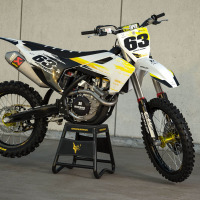 Husqvarna Dirt Bike Graphics Kit Hangout Promo