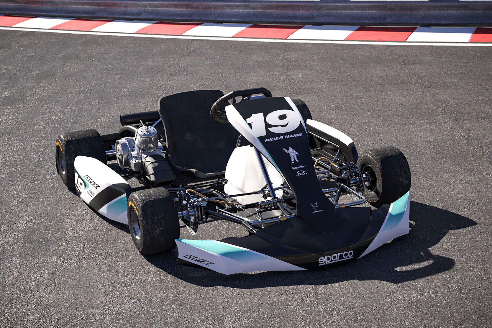 Karting Graphics Kit Phantom Promo