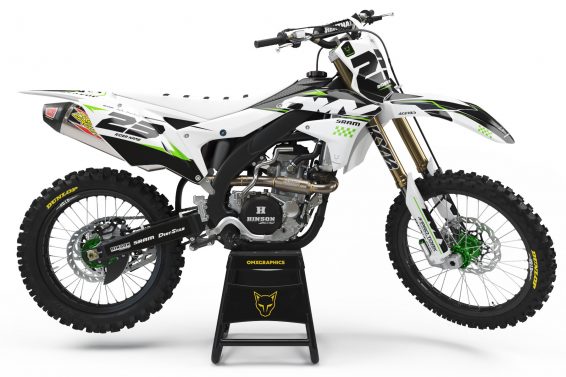 Kawasaki KXF KX 250 100 Mx Graphics Kit